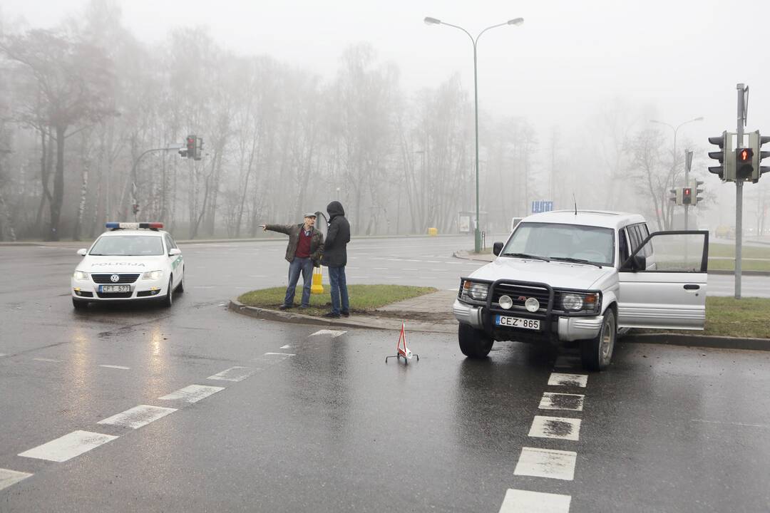 Avarija Lideikio ir Herkaus Manto gatvių sankryžoje