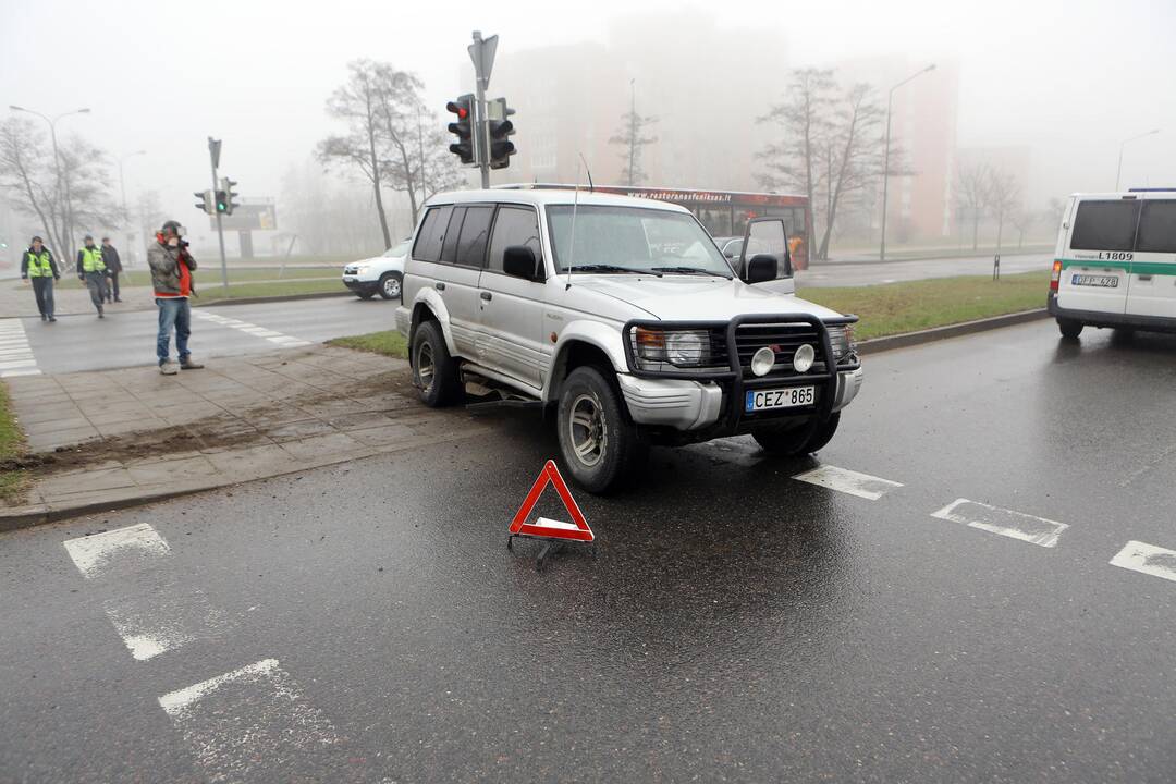 Avarija Lideikio ir Herkaus Manto gatvių sankryžoje