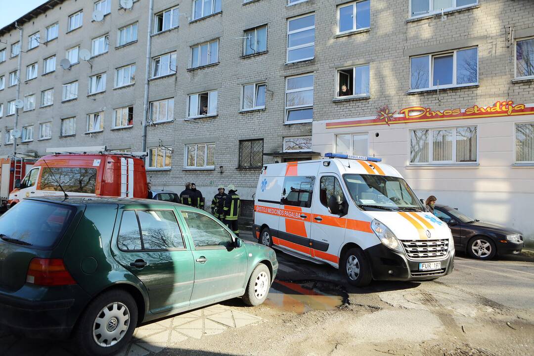 Gaisras Rumpiškės gatvėje