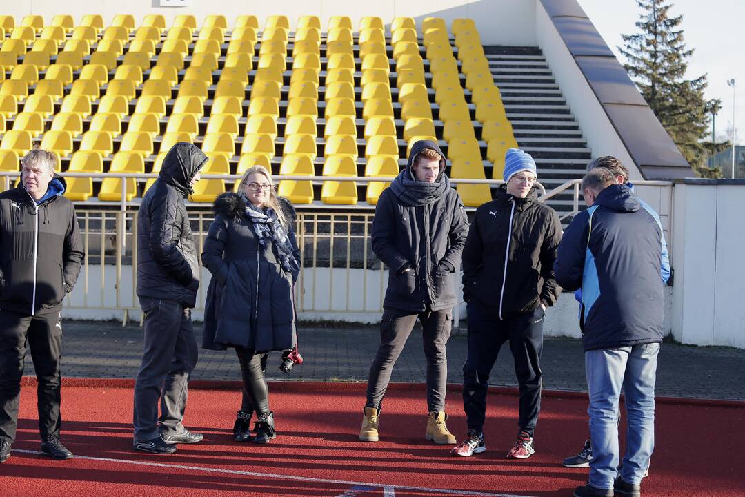 Pirmoji futbolo klubo "Atlantas" treniruotė