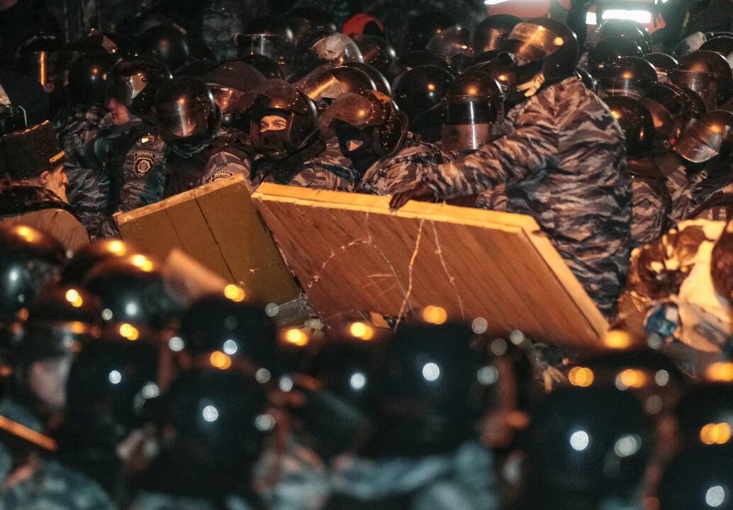 Kijeve – susirėmimai tarp milicijos ir protestuotojų