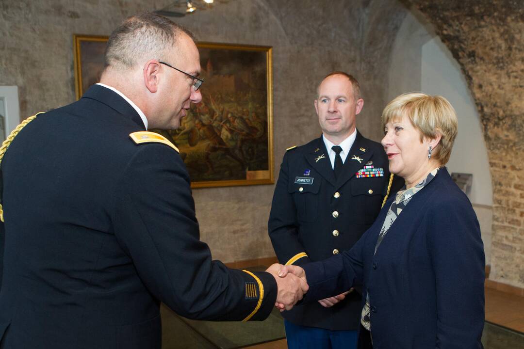 JAV gynybos atašė pasikeitimo ceremonija