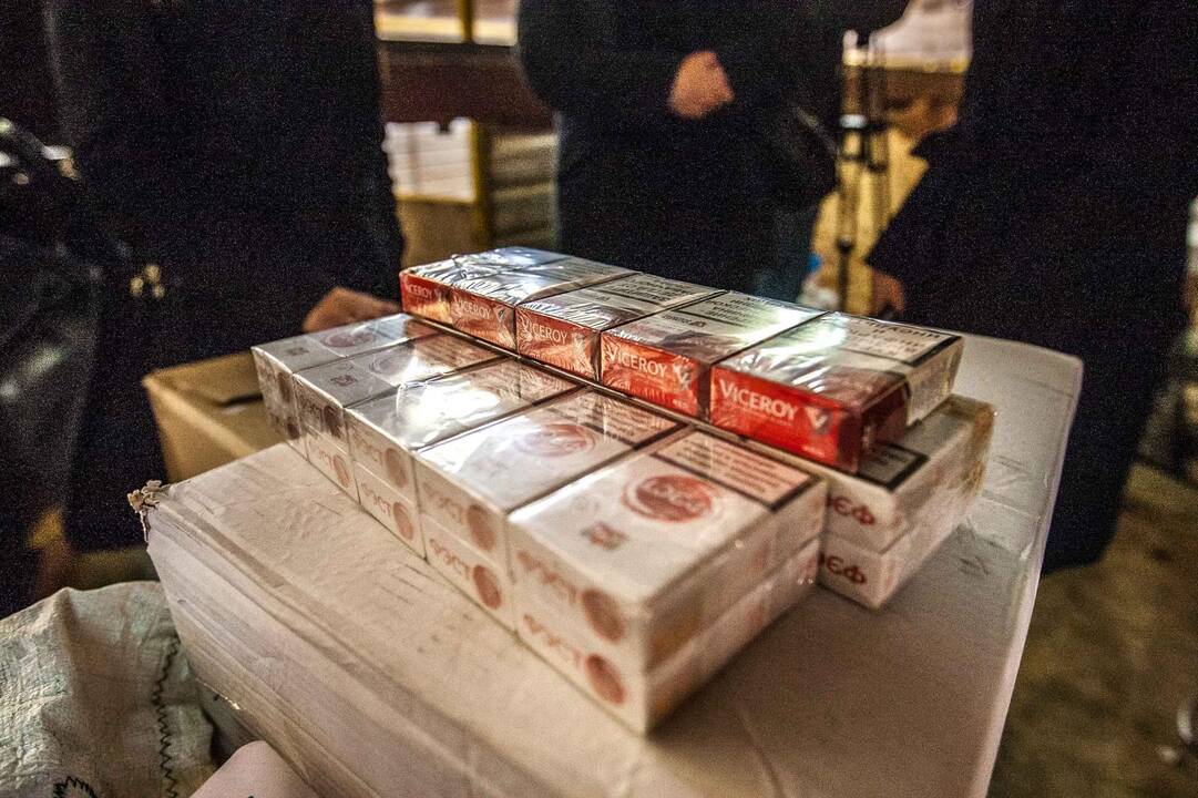 Palemone degino kontrabandines cigaretes
