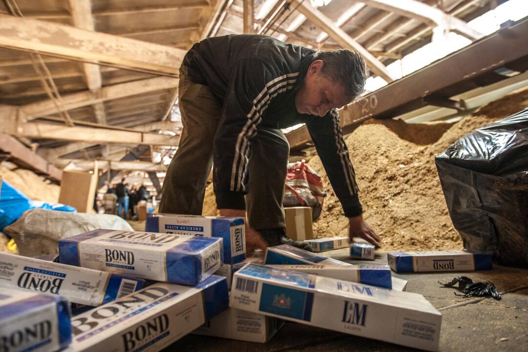 Palemone degino kontrabandines cigaretes