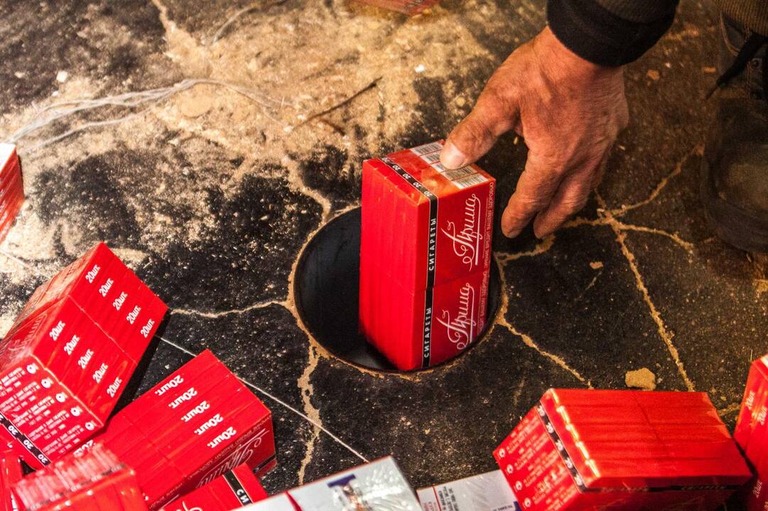 Palemone degino kontrabandines cigaretes