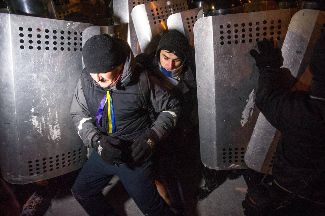 Kijeve – susirėmimai tarp milicijos ir protestuotojų