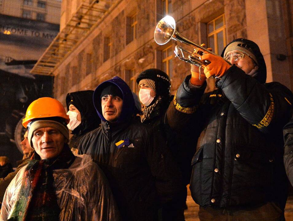 Kijeve – susirėmimai tarp milicijos ir protestuotojų