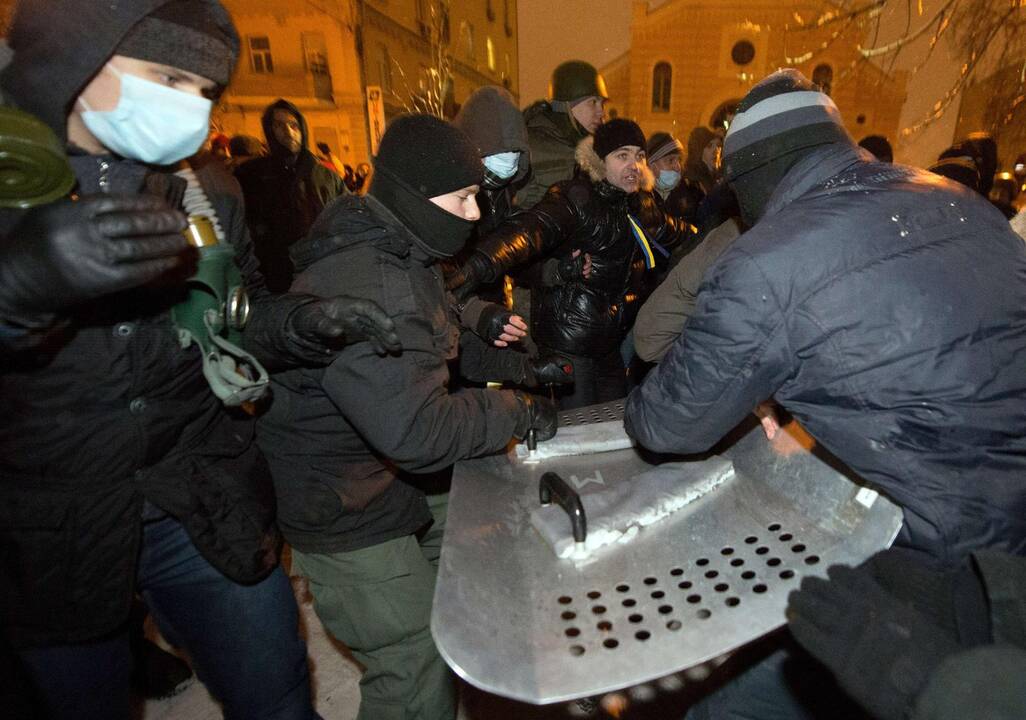 Kijeve – susirėmimai tarp milicijos ir protestuotojų