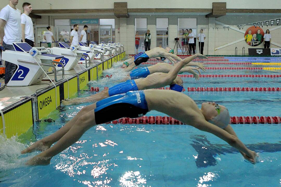 Lietuvos pirmenybių šeštadienio preliminarieji plaukimai