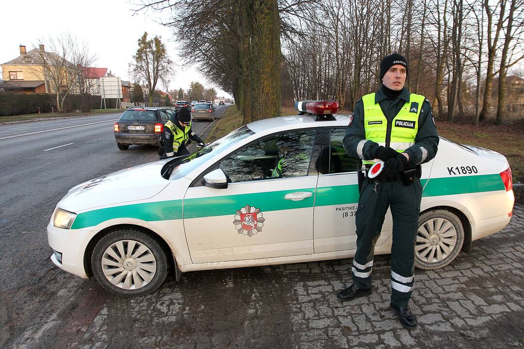 Policijos reidas Kauno rajone