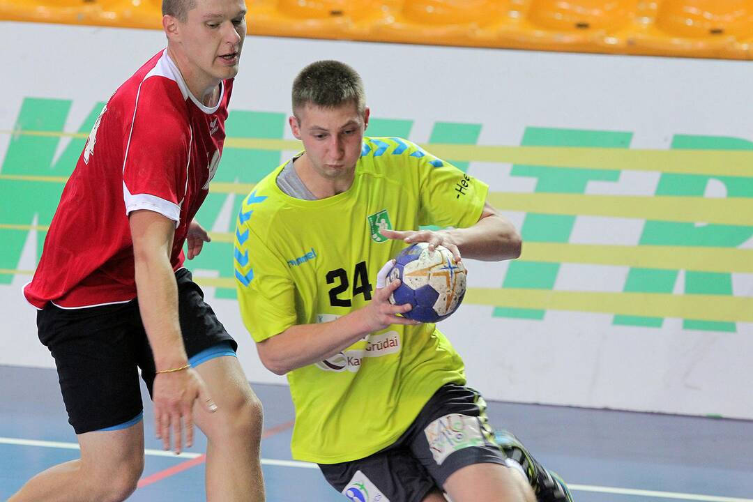 Rankinis: „Granitas-Karys“ – Panevėžio „Grifas“ 24:17