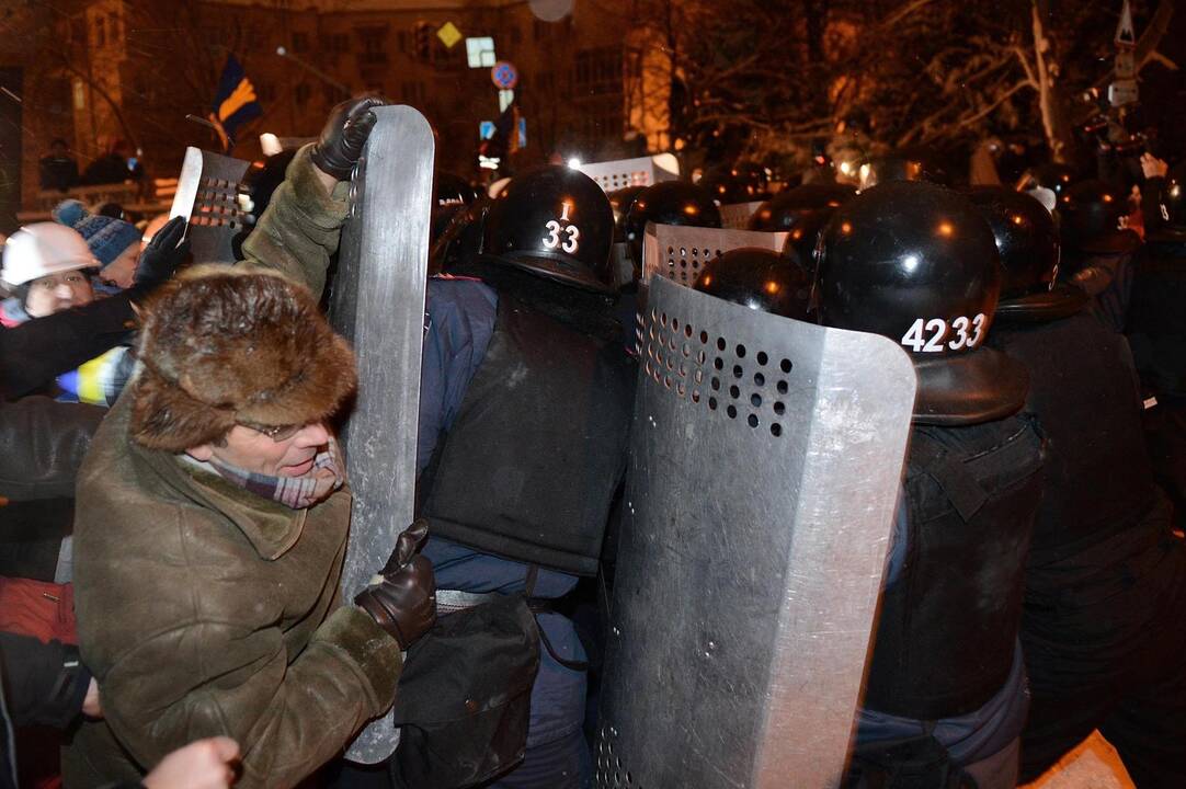 Kijeve – susirėmimai tarp milicijos ir protestuotojų
