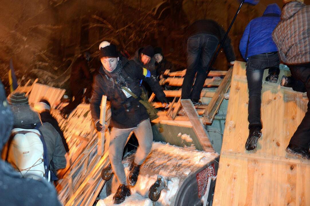 Kijeve – susirėmimai tarp milicijos ir protestuotojų