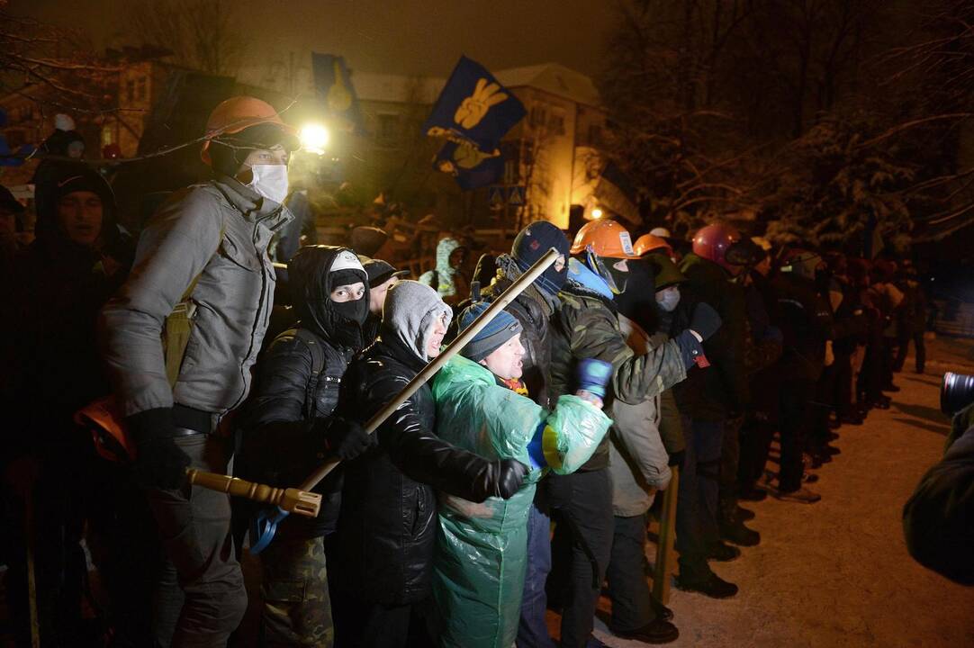 Kijeve – susirėmimai tarp milicijos ir protestuotojų