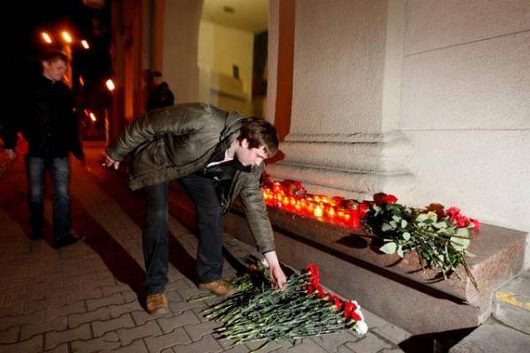 Balandžio 13-oji Minske paskelbta gedulo diena