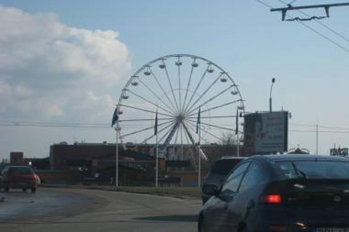 Prekybos miestelyje „Urmas“ veikia atrakcionai