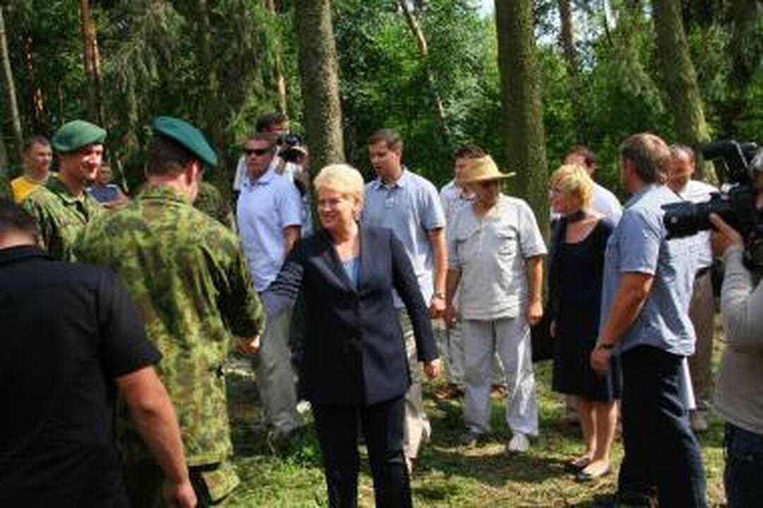 Prezidentė paragino Kauno valdžią netaupyti (papildyta)