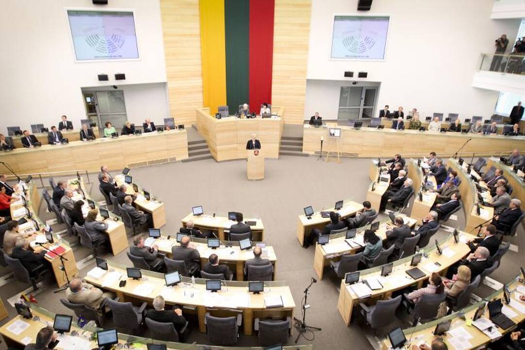 Seimo sesija pratęsta iki sausio 17 dienos