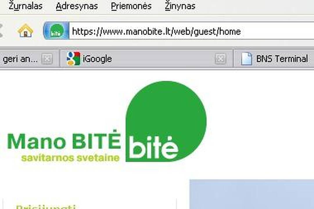 "Bitės" klientams - sutarčių pratęsimas internetu