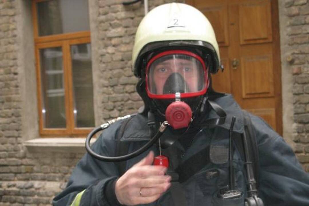 Sostinės senamiestyje degė butas