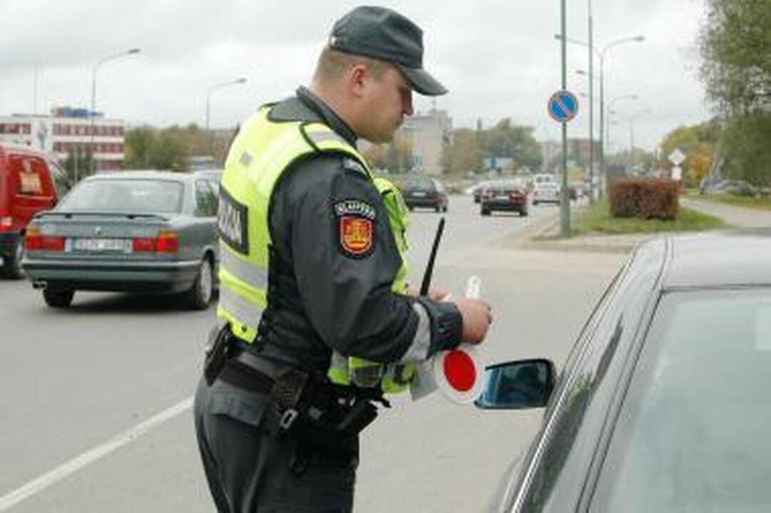 Vilniuje savaitgalį sučiupti 26 neblaivūs vairuotojai