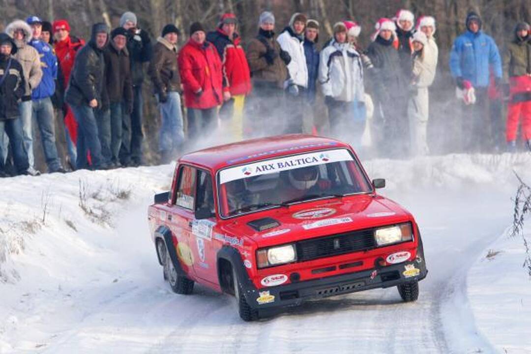 „Halls Winter Rally 2010“ dalyvių sąraše – net 70 ekipažų