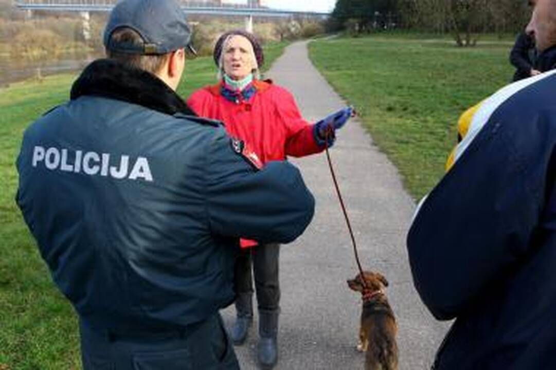 Šunų savininkus tramdė Afganistano karo veteranai