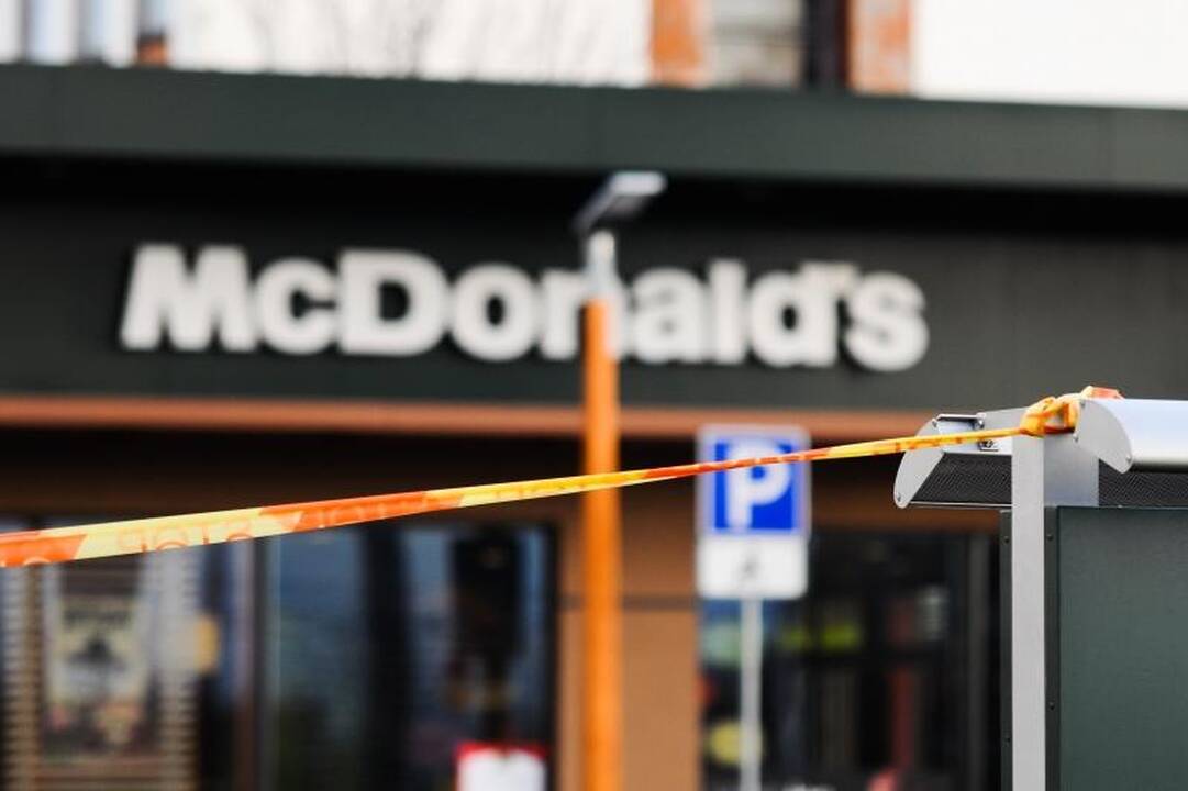 Dėl įtartino radinio iš McDonald‘s restorano Kaune evakuoti žmonės