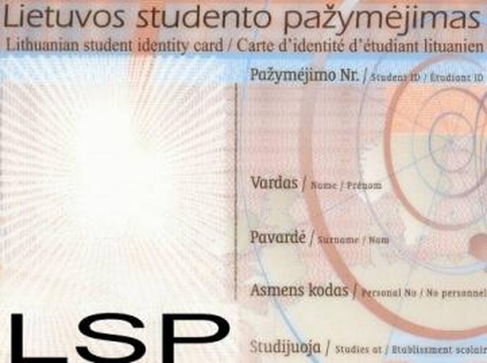 Jau išduodami studentų pažymėjimai