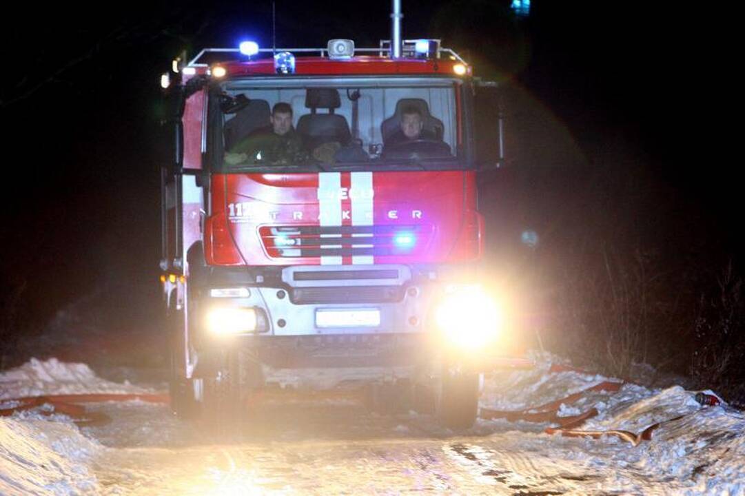 Mirtinos Kalėdos: per gaisrą Kauno rajone  žuvo moteris   