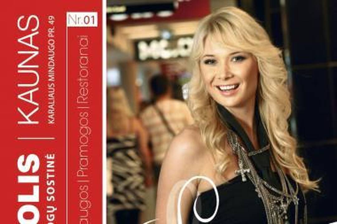 Natalija Zvonkė tapo „Kauno Akropolio“ žurnalo veidu