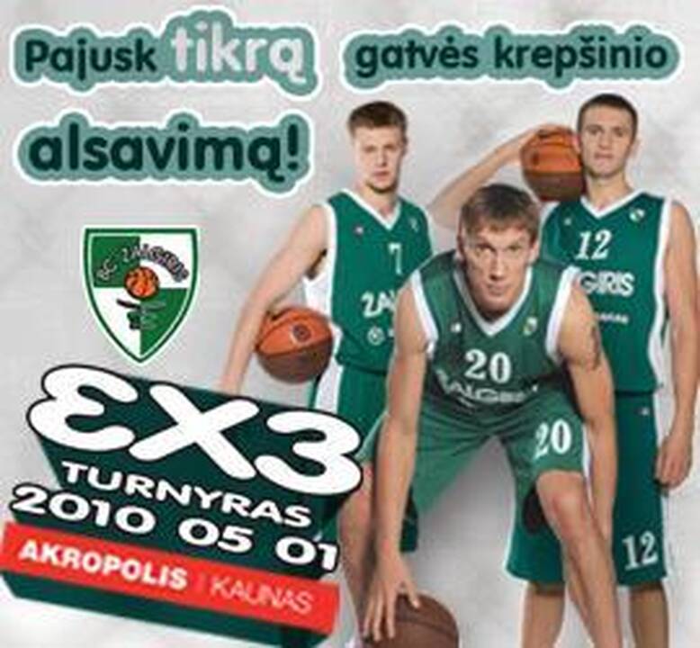 Kauno „Žalgirio“ gatvės krepšinio turnyras grįžta