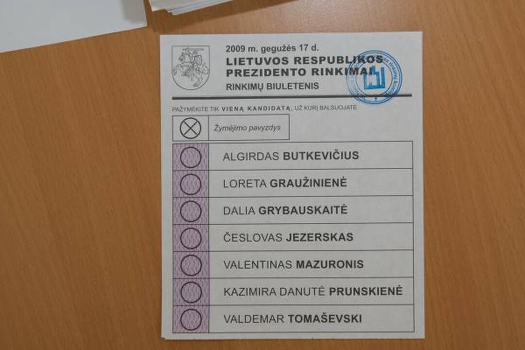 Išankstiniai prezidento rinkimai organizuoti geriau