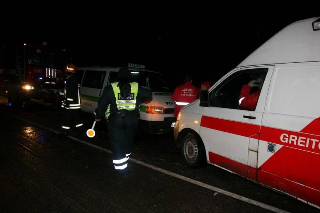 Per skaudžią avariją Vilniaus rajone žuvo moteris