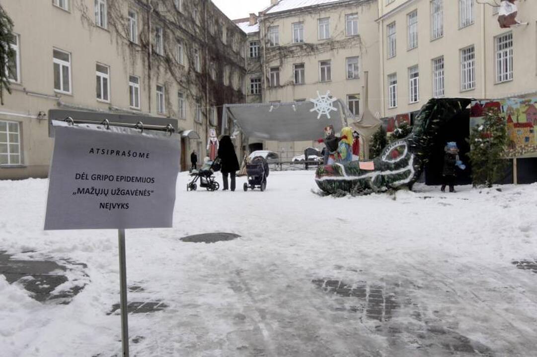 Gripas sutrukdė Užgavėnių šventimą
