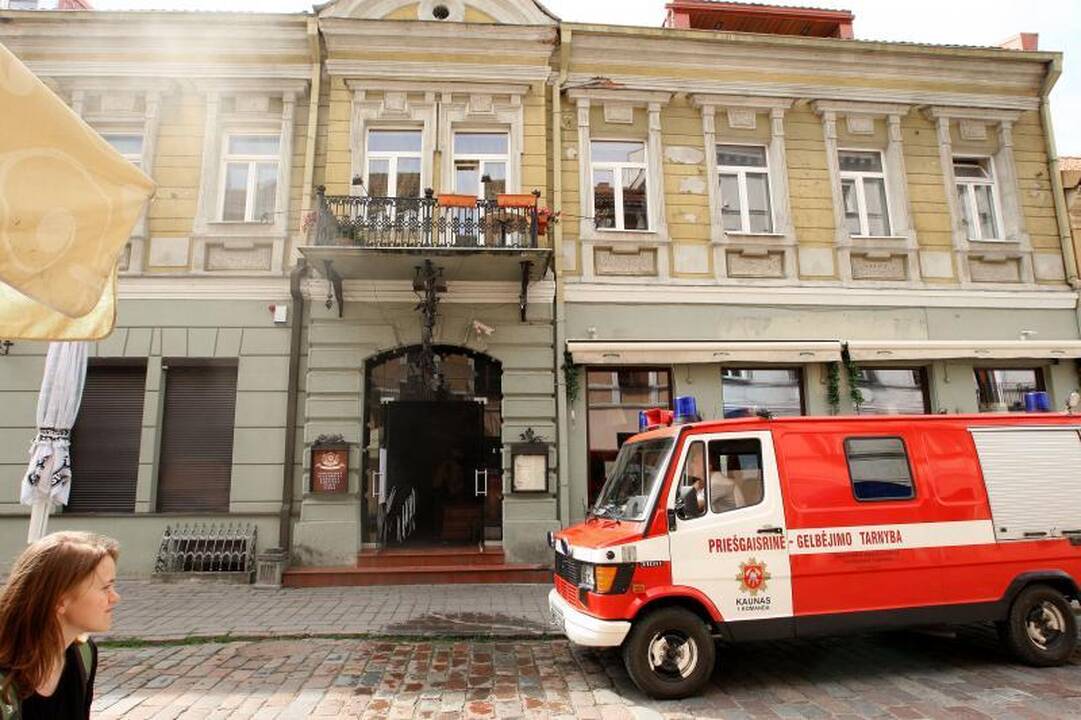 Kauno centre užsidegė restoranas