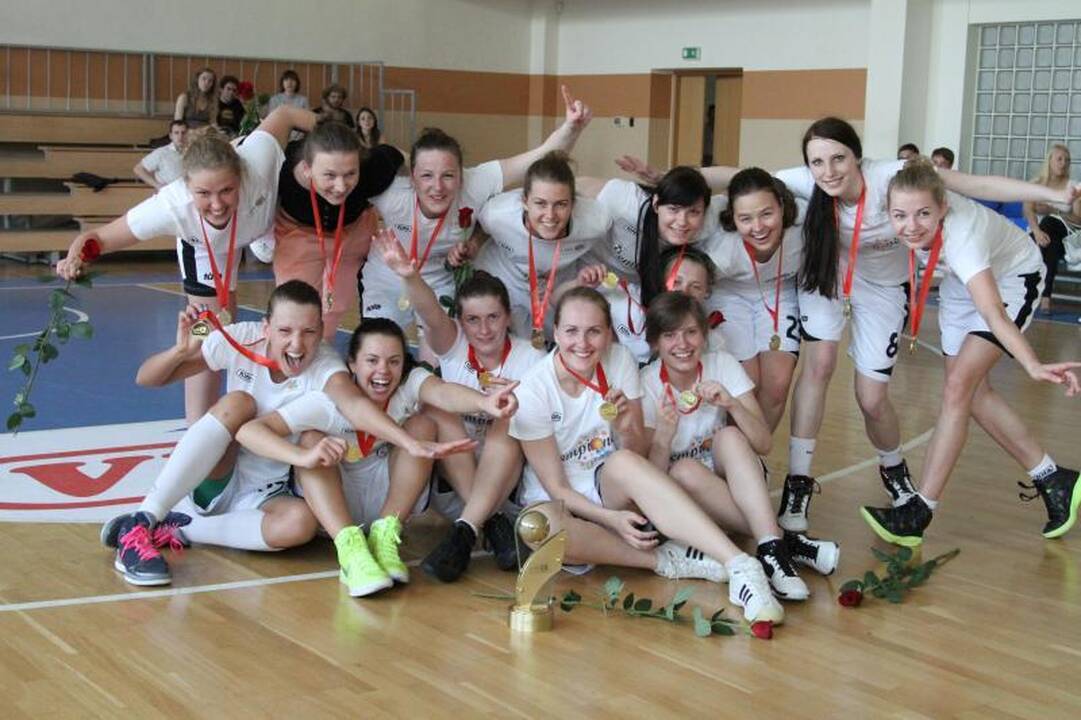 Lietuvos moterų krepšinio A lygos čempione tapo VU komanda