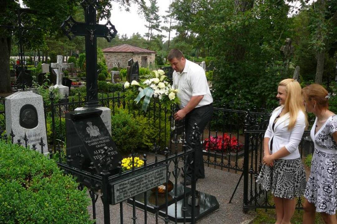 Paminėtos grafo A. Tiškevičiaus mirties metinės