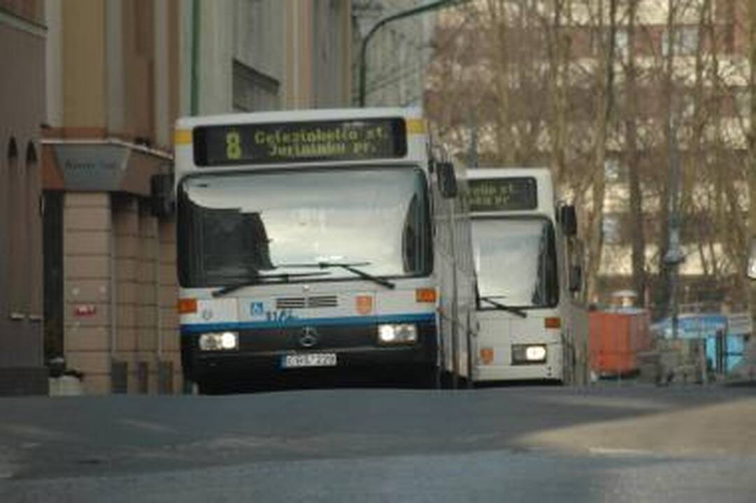 Klaipėdos senamiestyje norima autobusų stotelių
