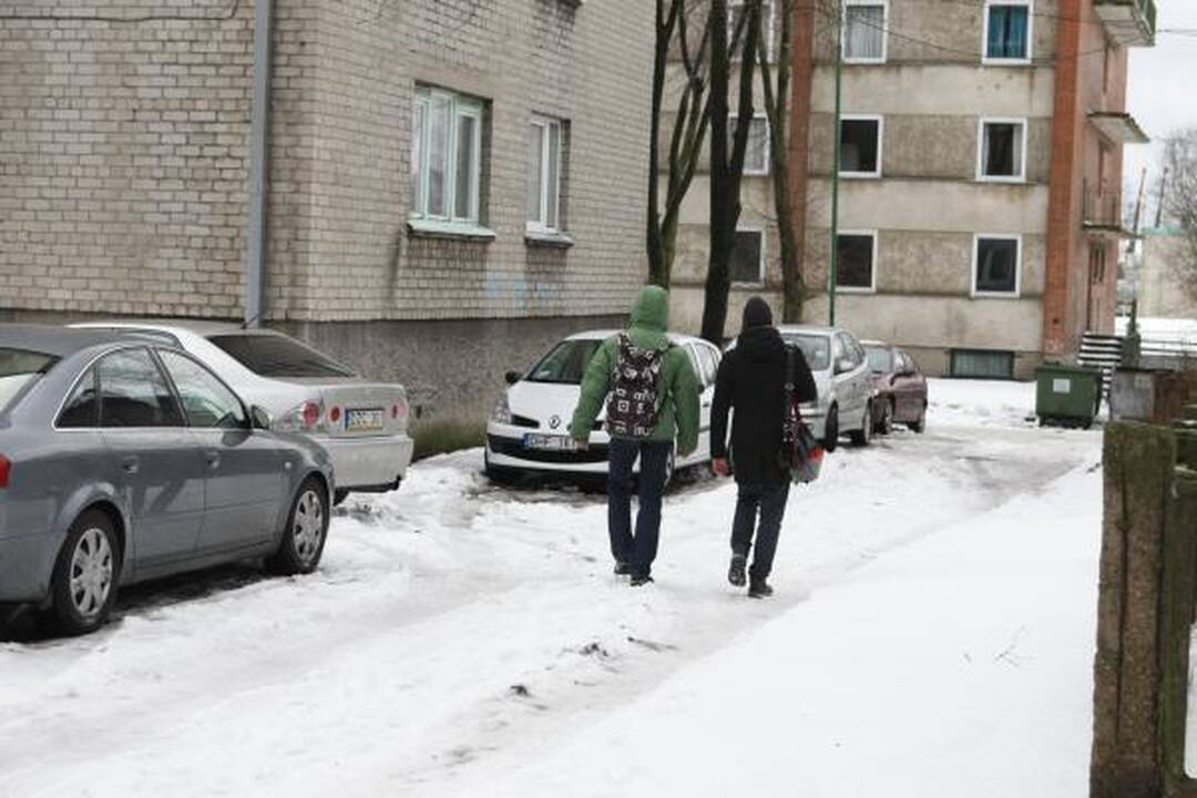 Klaipėdos kiemų ir gatvių valytojams – priekaištų gausa
