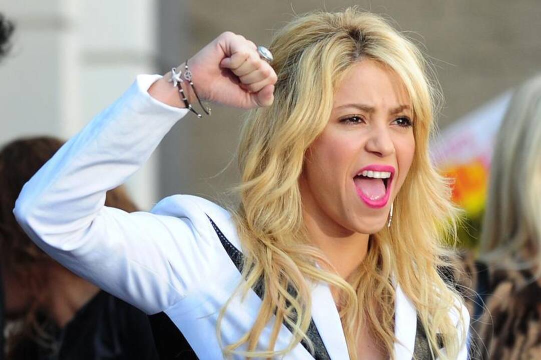 Shakira gavo žvaigždę Holivudo šlovės alėjoje