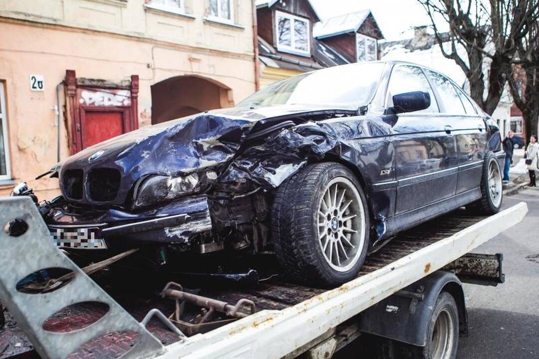 Per avariją Kauno centre nukentėjo niekuo dėtas pėstysis 