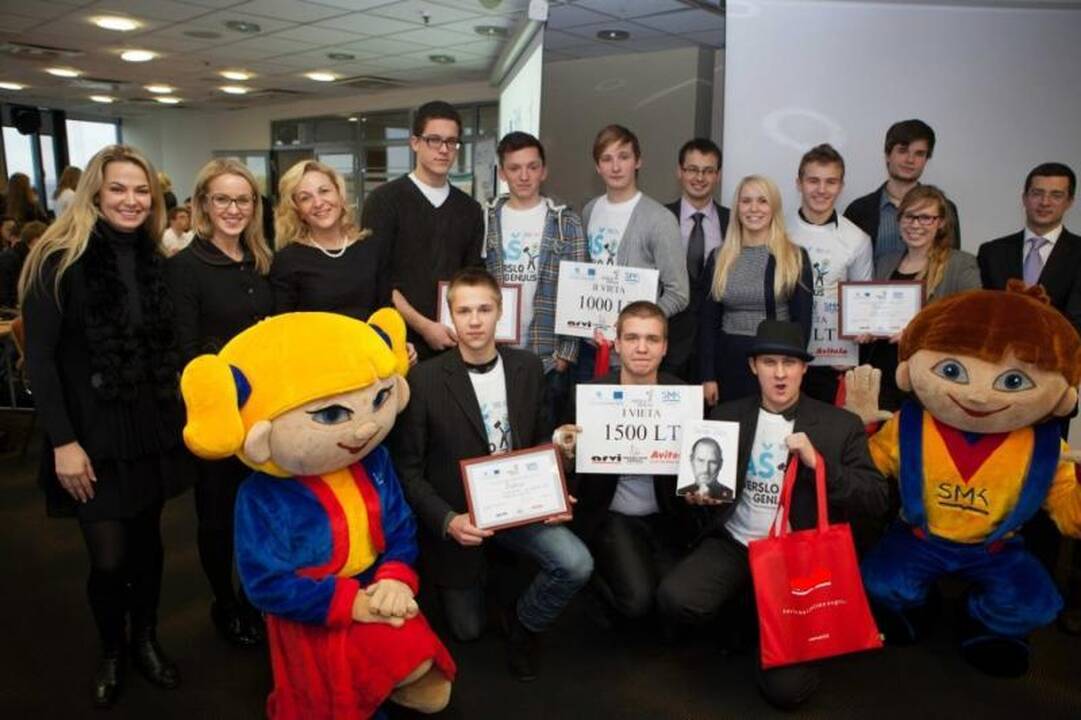 Nacionaliniame konkurse „Verslo genijus“ - klaipėdiečių pergalė