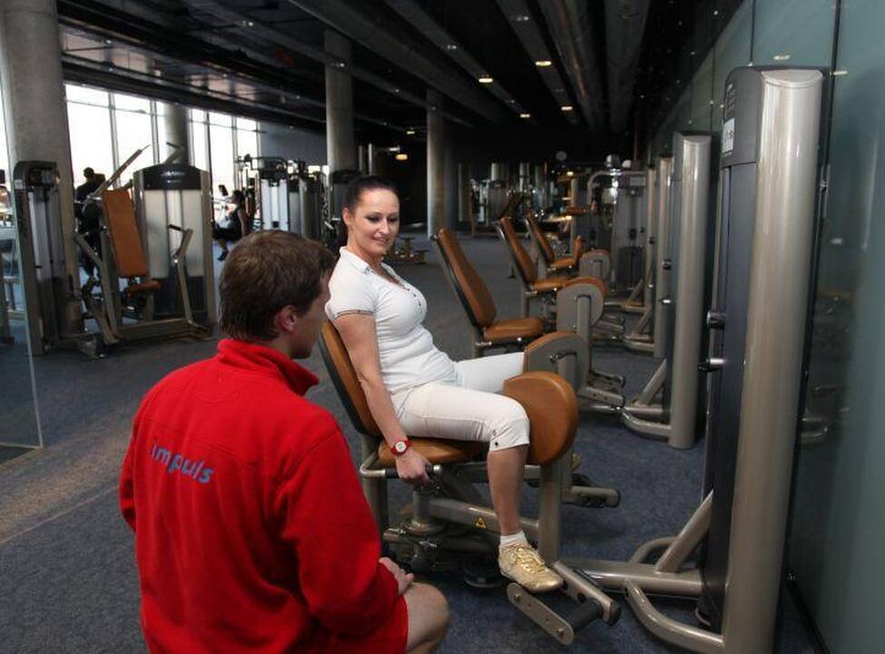 Verslininkė I. Budrienė po 15 metų vėl lies prakaitą sporto salėje