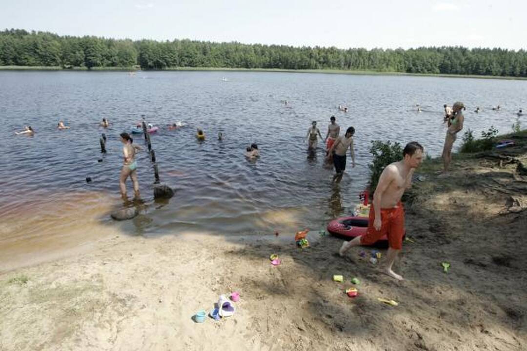 Sostinės paplūdimius šturmuoja vilniečiai