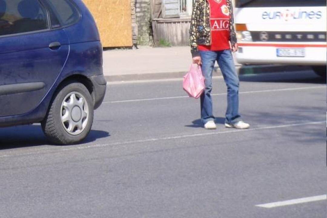 Pėstieji Vilniuje linkę pažeisti eismo taisykles