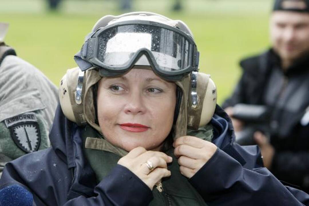 Prezidentė Klaipėdoje ir skraidė, ir kritikavo partijas