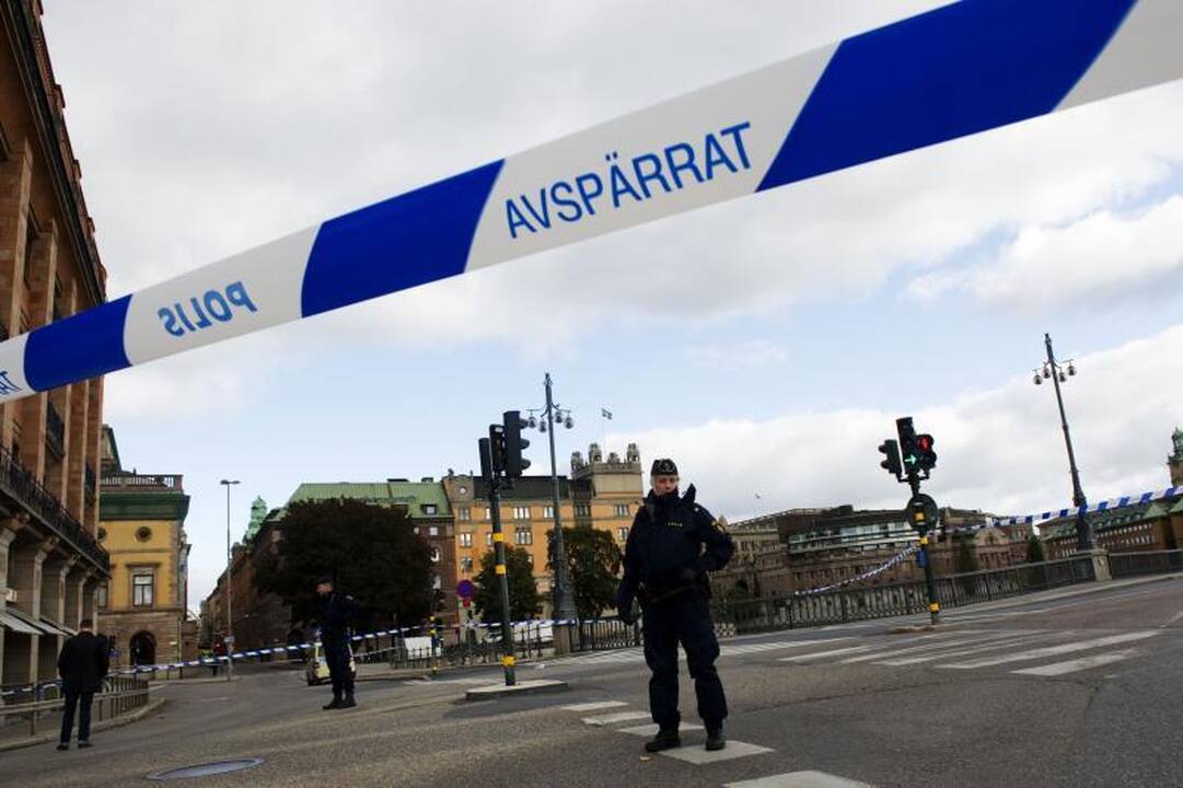Dėl galimo sprogmens evakuota dalis Švedijos vyriausybės pastato