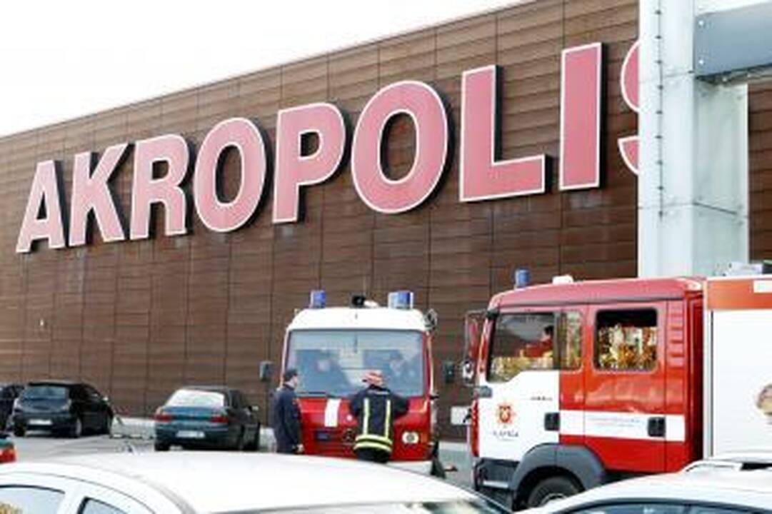 Klaipėdos „Akropolyje“ – nedidelis incidentas