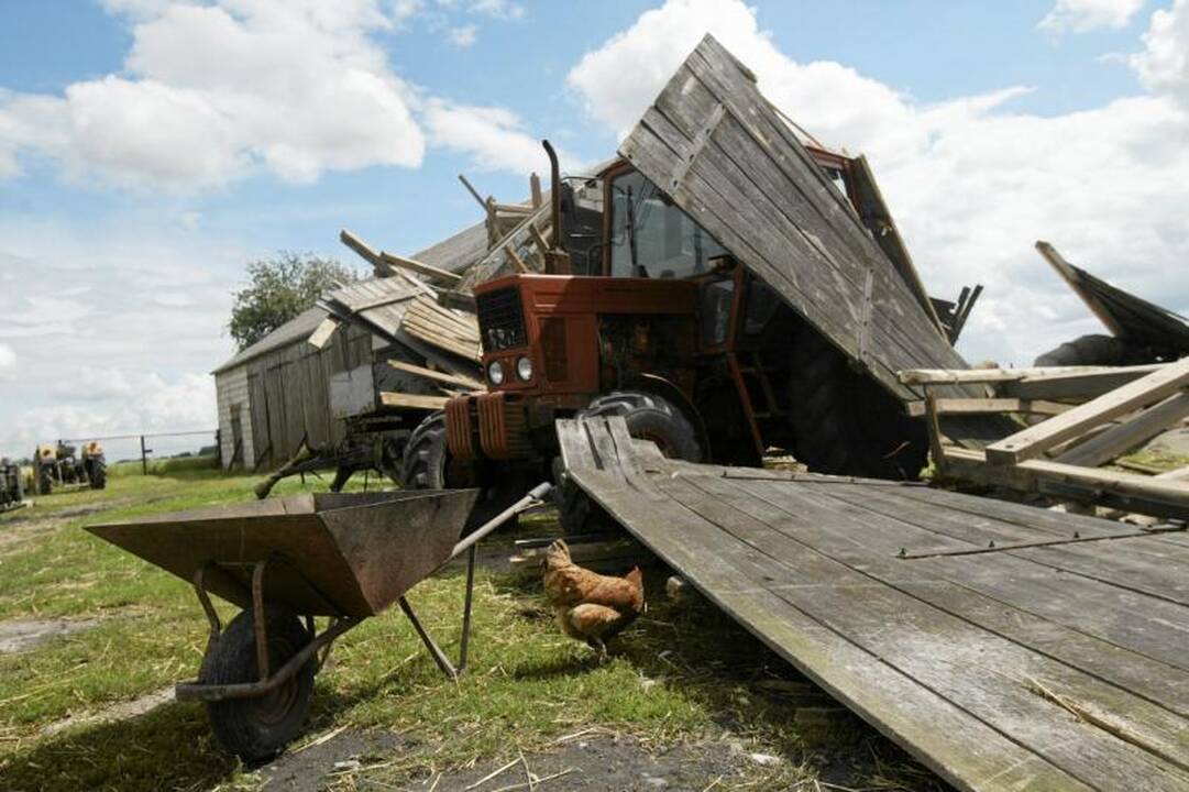 Lenkijoje praūžęs tornadas nuniokojo daugiau nei 100 pastatų
